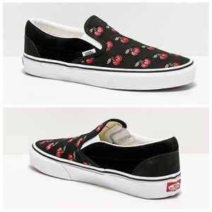 NWOB|Vans Cherries Slip-Ons